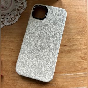 Casetify Leather iPhone 14 Plus Case